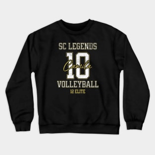 Camila #10 SC Legends (12 Elite) - Black Crewneck Sweatshirt